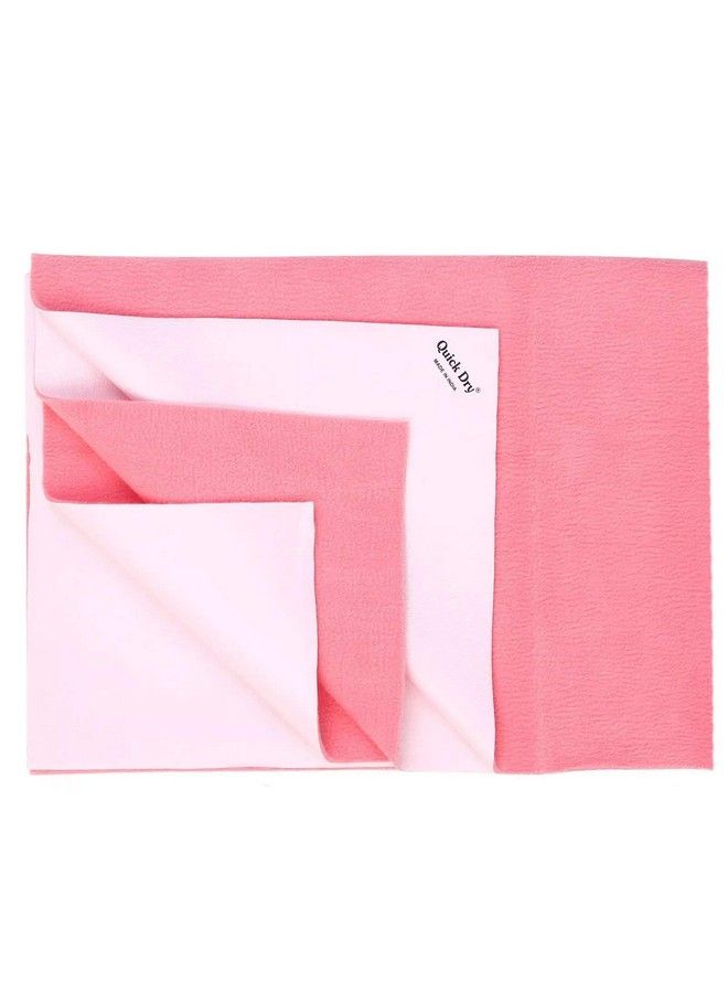 Quick Dry Baby Bed Protector (Large Salmon Rose) - Image 5