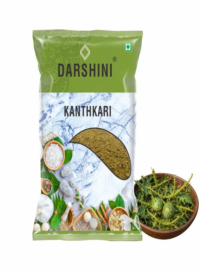 Darshini Kanthkari Powder 200 gm - Kandankathiri Powder | Kateri Kateli Churna (Solanum Xanthocarpum) | Natural Remedy for Respiratory Wellness | Supports Throat & Seasonal Wellness (Pack of 1) - Image 1