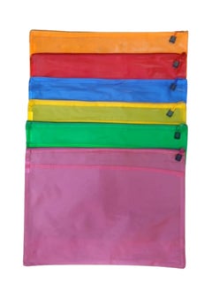 Libra Zipper Bag Fluoro A3 Multicolors (Pack of 12)  - Image 2