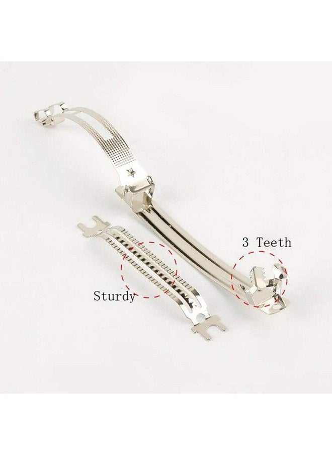 ericotry 1Pcs Women Girls Rhinestone Satin Bowknot Barrette Decorative Hair Clip Hair Bun Cover Snood Net For Nurse Bank Worker Restaurant Stewardess (Black)  - Image 3