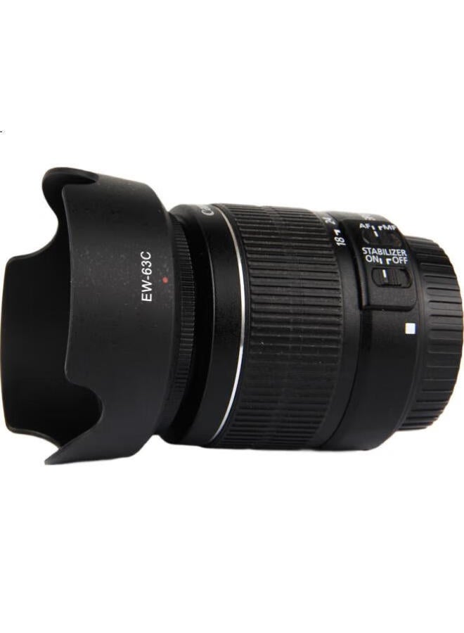 Earlymen Early Traveler Ew-63C Lens Hood, Compatible With Canon Rf24-50Mm F4.5-6.3 Is Stm Lens, Canon Ef-S 18-55 Is Stm Lens - Image 3