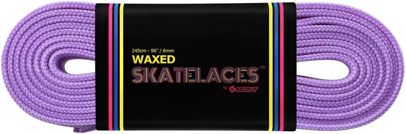Bont Skates Waxed Laces - 6mm & 8mm - 47" 71" 79" 96" 108" - Amethyst Purple - Image 3
