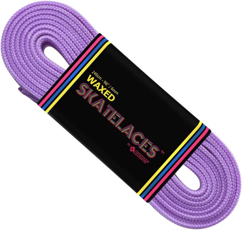 Bont Skates Waxed Laces - 6mm & 8mm - 47" 71" 79" 96" 108" - Amethyst Purple - Image 1