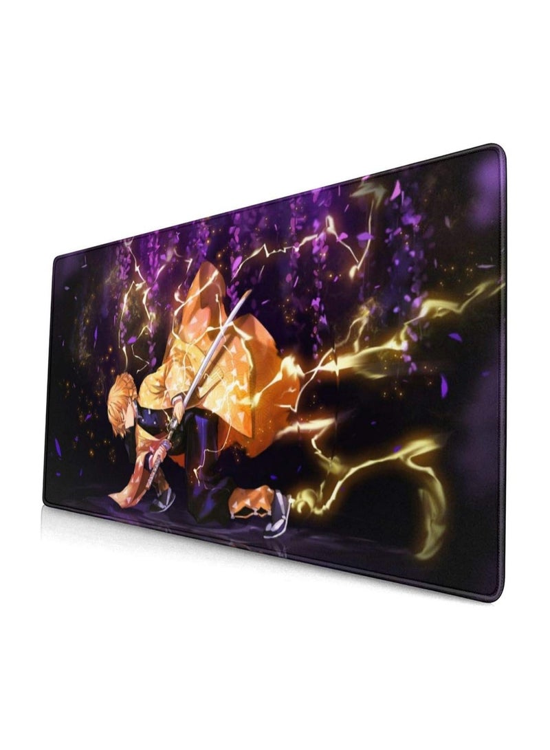 General Mouse Pads, Custom Anime Mouse Pads, Non-Slip Gaming Mouse Pads, Desk Pads with Rubber Stitched Edges for Office, Home & Gamers (80×30)  - Image 1