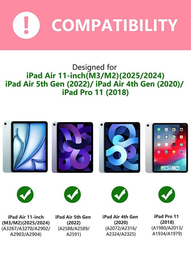 REMAX Arabic & English Magic Keyboard for Apple iPad Air 11-inch M3/M2 & iPad Pro 11 inch 4th/3rd/2nd/1st Gen Magnetic Case Smart Trackpad Rainbow Backlit iPad Air 4th/5th Silver - Image 2