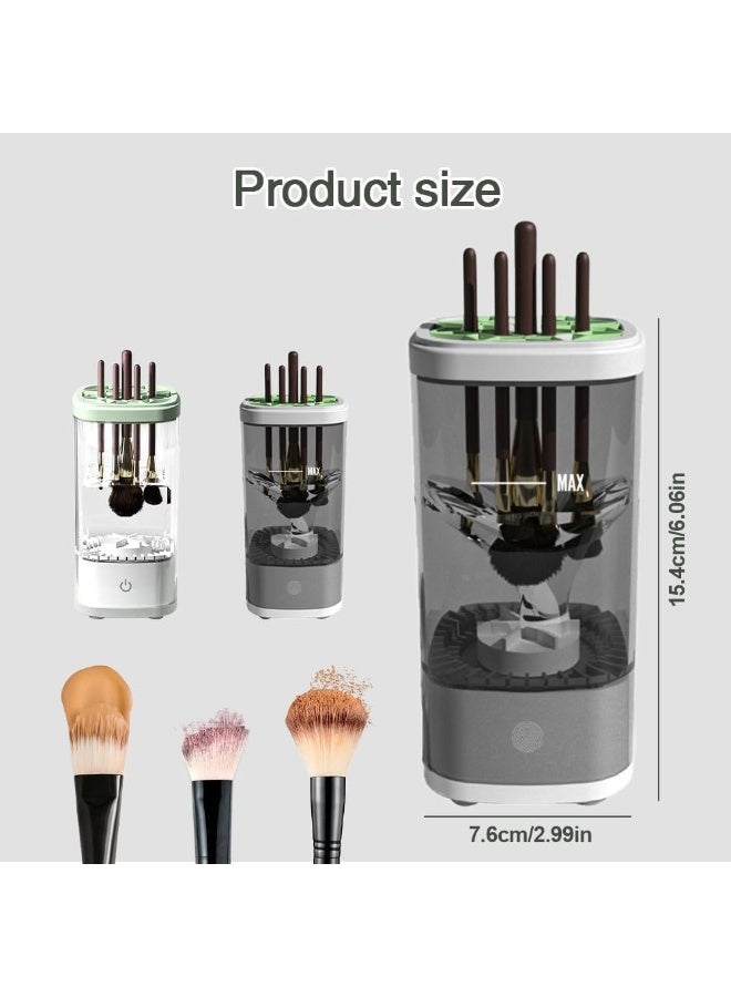 Automatic Makeup Brush Cleaner Machine - Fast Dryer & Deep Cleaning Tool for All Brush Sizes, Portable & Easy to Use. - Image 3