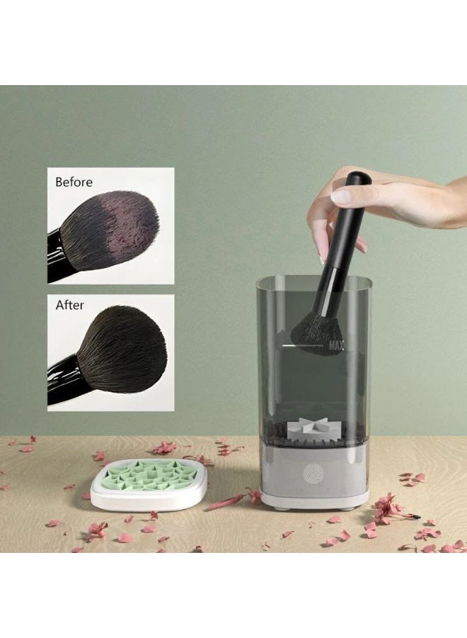 Automatic Makeup Brush Cleaner Machine - Fast Dryer & Deep Cleaning Tool for All Brush Sizes, Portable & Easy to Use. - Image 5