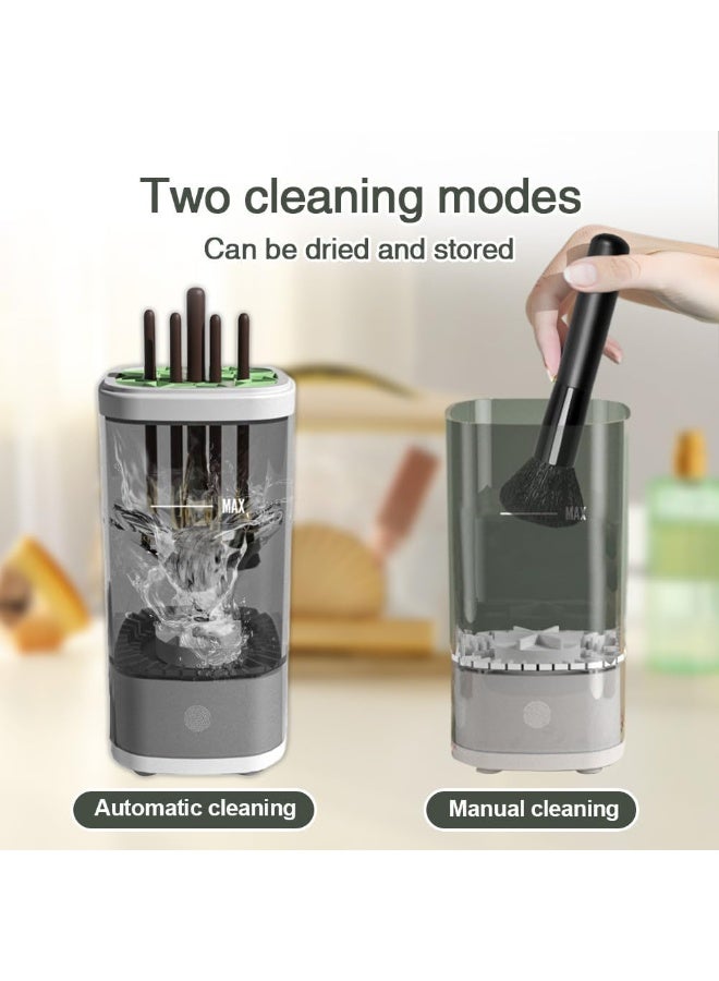 Automatic Makeup Brush Cleaner Machine - Fast Dryer & Deep Cleaning Tool for All Brush Sizes, Portable & Easy to Use. - Image 4