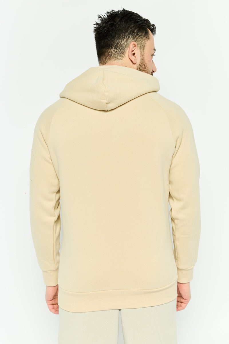 PUMA Men Relaxed Fit Long Sleeves Outdoor Classics Hoodie, Beige - Image 4