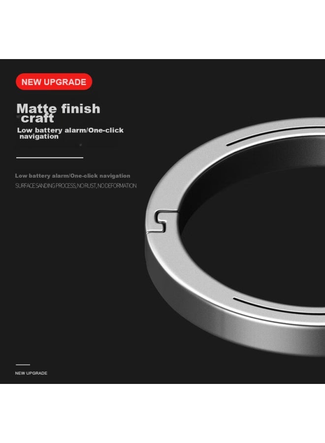 Laben Titanium Alloy Key Ring, Keychain, Quick-release Hook, Car Flat Ring, Flat Round Ring, Key Ring Accessory - Image 3