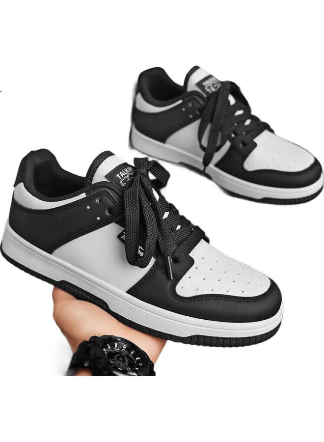 Talking Tom Uni Youth Sports Casual Simple Fashion Classic Sneakers Black And White Panda Size 40 - Image 3