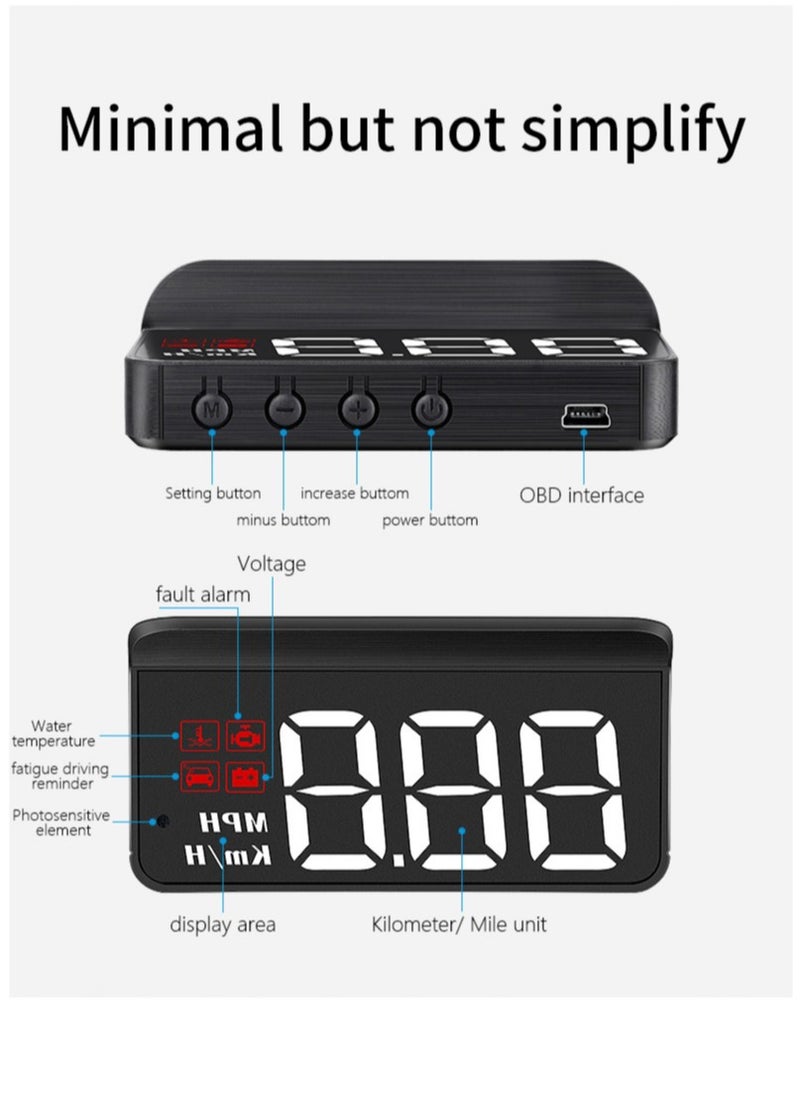GULFLINK Gulflink Head Up Display Vehicle Speed Meter M3  - Image 2