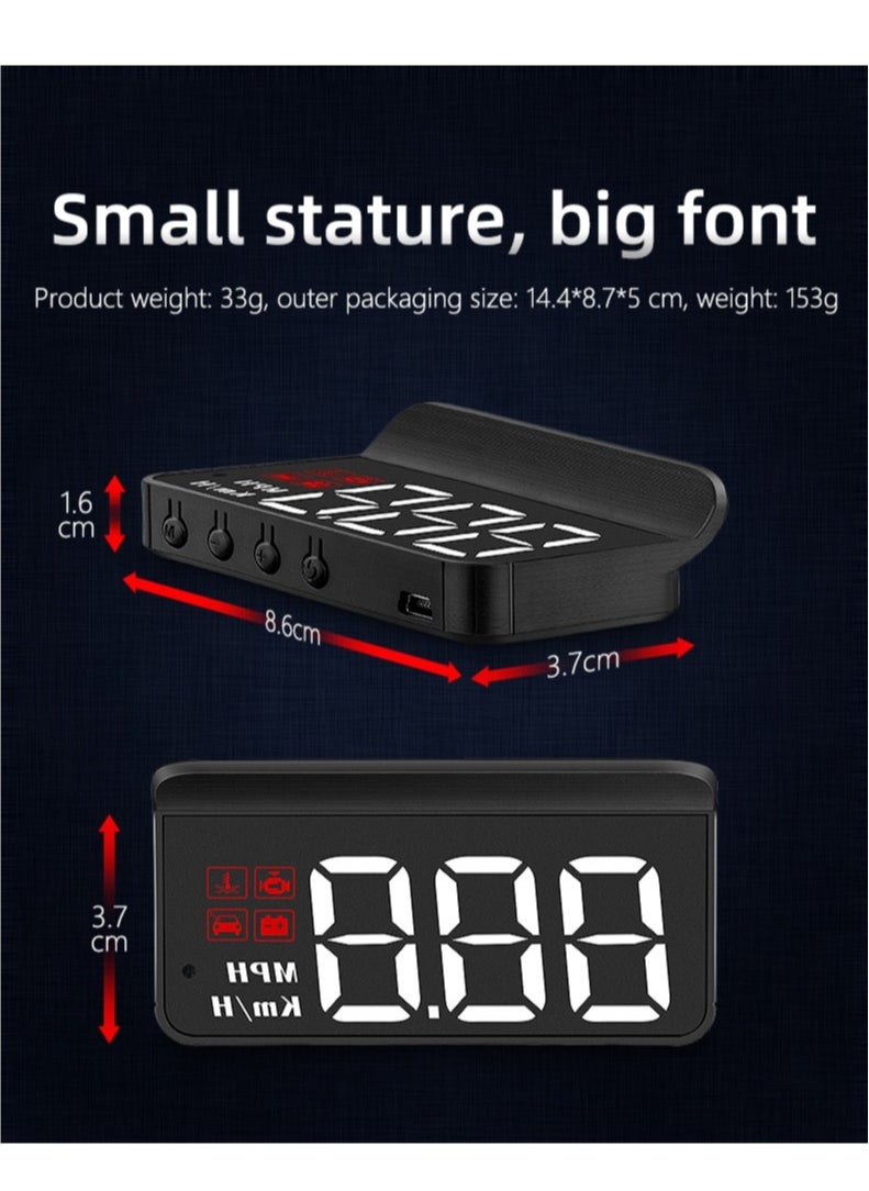 GULFLINK Gulflink Head Up Display Vehicle Speed Meter M3  - Image 4