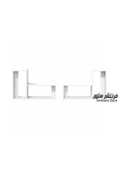 Generic Modern TV unit, two pieces - height 50 cm - width 80 cm - depth 26 cm, from Furniture Store.  - Image 3