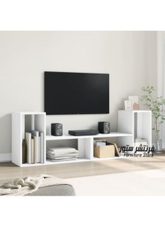 Generic Modern TV unit, two pieces - height 50 cm - width 80 cm - depth 26 cm, from Furniture Store.  - Image 1