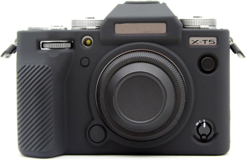 Rieibi حافظة ريبى فوجى XT5 XT5 حافظة سيليكون ناعمة واقية لكاميرا فوجى XT5 XT5 خفيفة الوزن حافظة كاميرا فوجى XT5 سوداء - Image 1