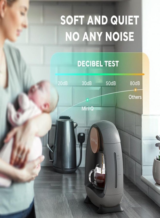 ريكافيميل ماكينة قهوة فردية لكبسولات K-Cup والقهوة المطحونة/الشاي، تحضير سريع في دقيقتين، ماكينة قهوة 2 في 1 بزر واحد، أحجام تحضير من 4 إلى 8 أونصات، أنيقة وصغيرة الحجم للمنزل والمكتب والسيارة المتنقلة والسكن الجامعي، أسود - Image 5