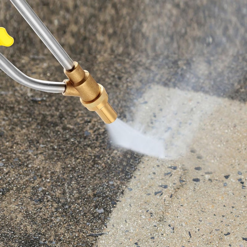 جياو طقم تنظيف بالرمل بغسالة الضغط، ملحق رمل رطب ٥٠٠٠ رطل لكل بوصة مربعة، رمل سريع الفصل ١/٤ مع فوهة بديلة، نظارات واقية، مناسب للتنظيف الكاشط والطلاء - Image 3