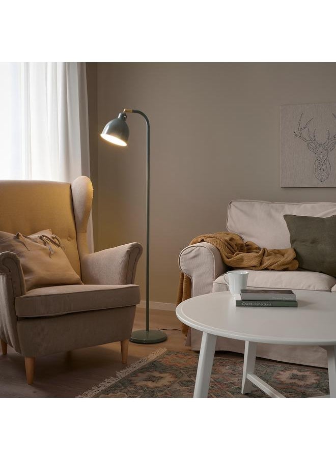 Zaboon Floor/reading lamp, grey-green  - Image 3
