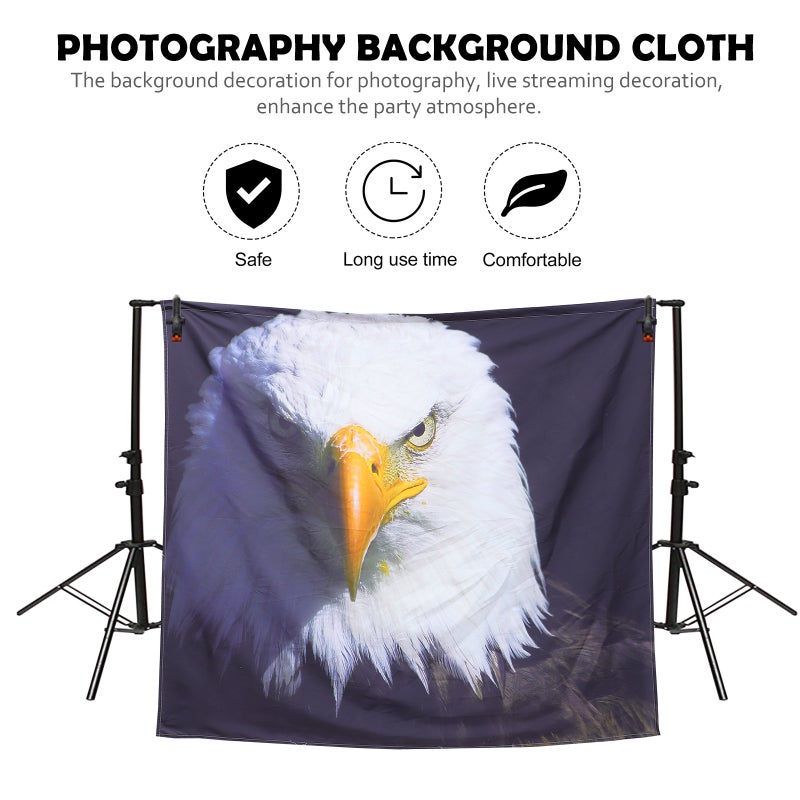 2 pcs Birds Design Hanging Cloth Multifunction Background Cloth Tapestry - Image 3