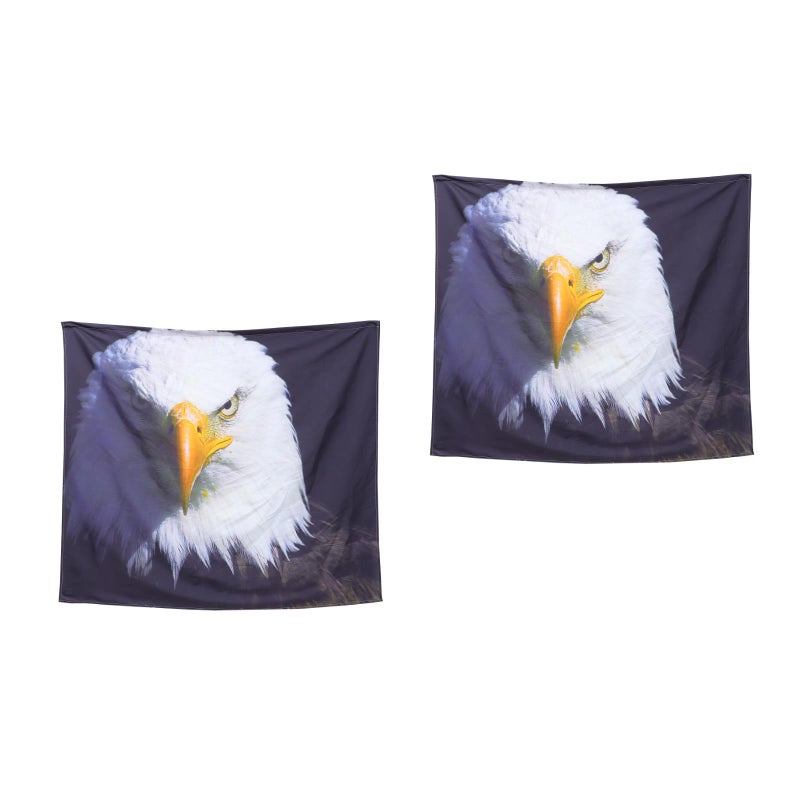 2 pcs Birds Design Hanging Cloth Multifunction Background Cloth Tapestry - Image 1