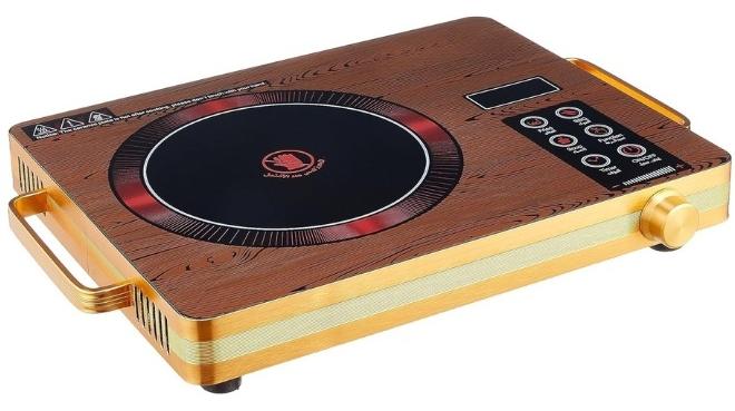 موقد كهربائي محمول يعمل بالأشعة تحت الحمراء بمؤقت رقمي بقوة 3500 واط شاشة LED تعمل باللمس تصميم مقبض مضاد للحروق - Image 1