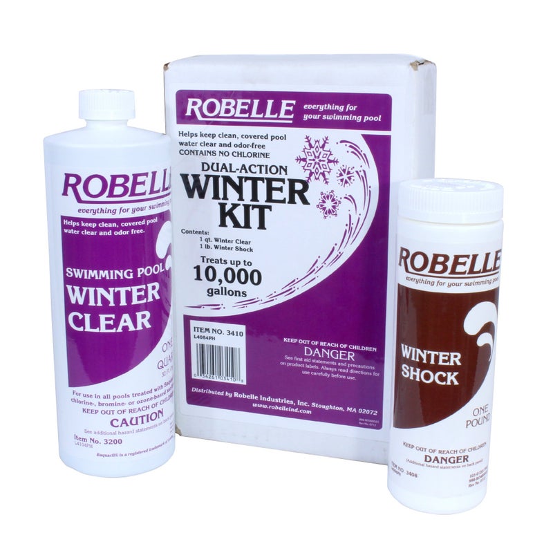 Robelle 10,000 Gallon Dual-Action Winter Kit, Premium Pool Closing Kit, for Pools up to 10,000 Gallons - Image 1