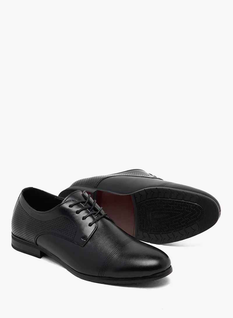 Robert Wood Perforation Detail Formal Lace Ups