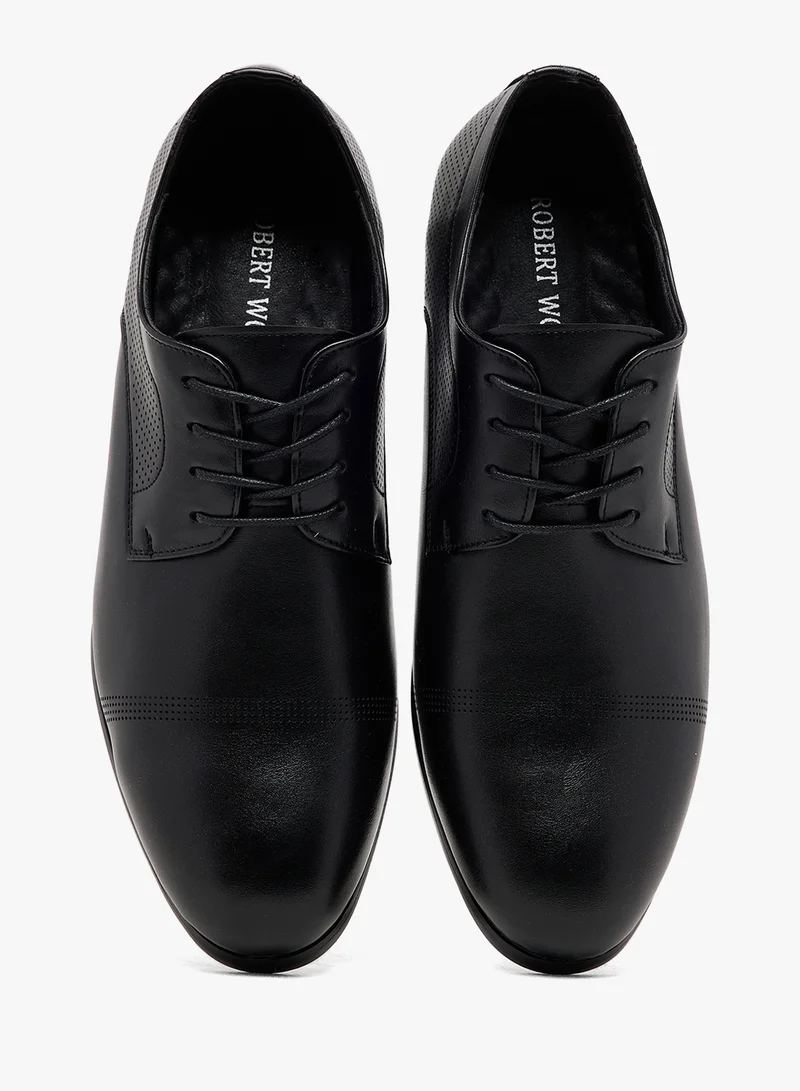 Robert Wood Perforation Detail Formal Lace Ups