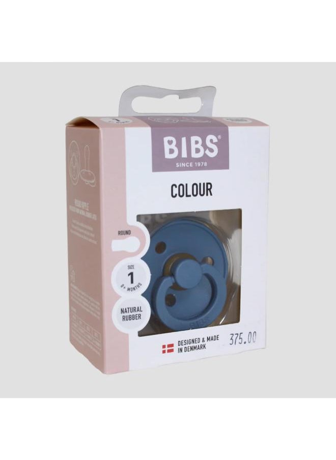 BIBS Pacifier – 1 Pack (Latex, Size 1, Petrol)  - Image 1