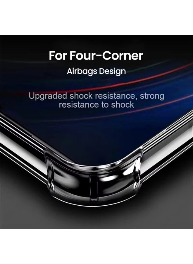Case for Honor X9D / Honor X70, Ultra Slim Crystal Clear Anti-Scratch Bumper Cover Flexible Soft TPU Anti-Fall Reinforced Corner Shockproof Transparent Phone Case for Honor X9D - Image 3