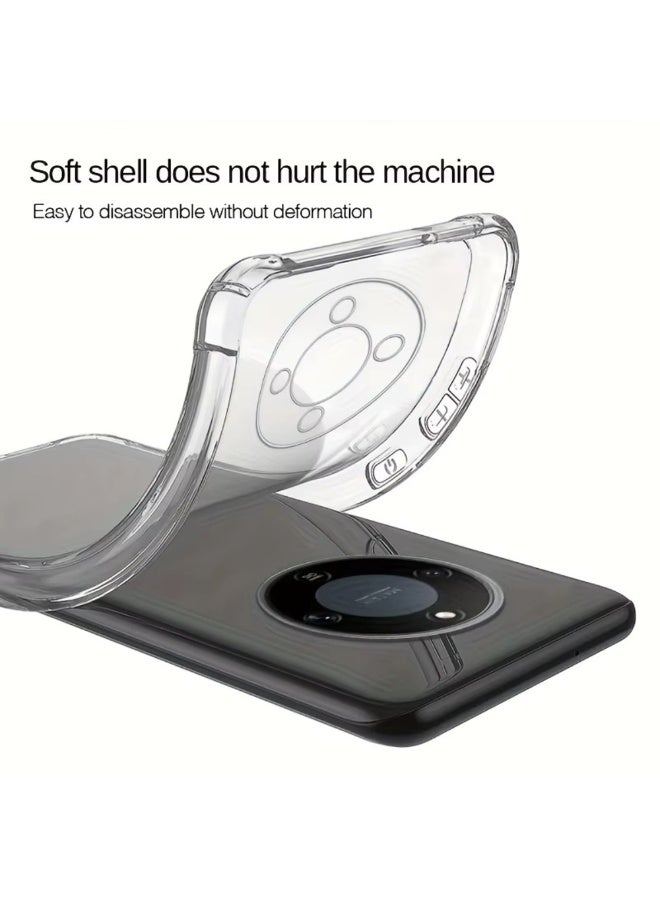 Case for Honor X9D / Honor X70, Ultra Slim Crystal Clear Anti-Scratch Bumper Cover Flexible Soft TPU Anti-Fall Reinforced Corner Shockproof Transparent Phone Case for Honor X9D - Image 2