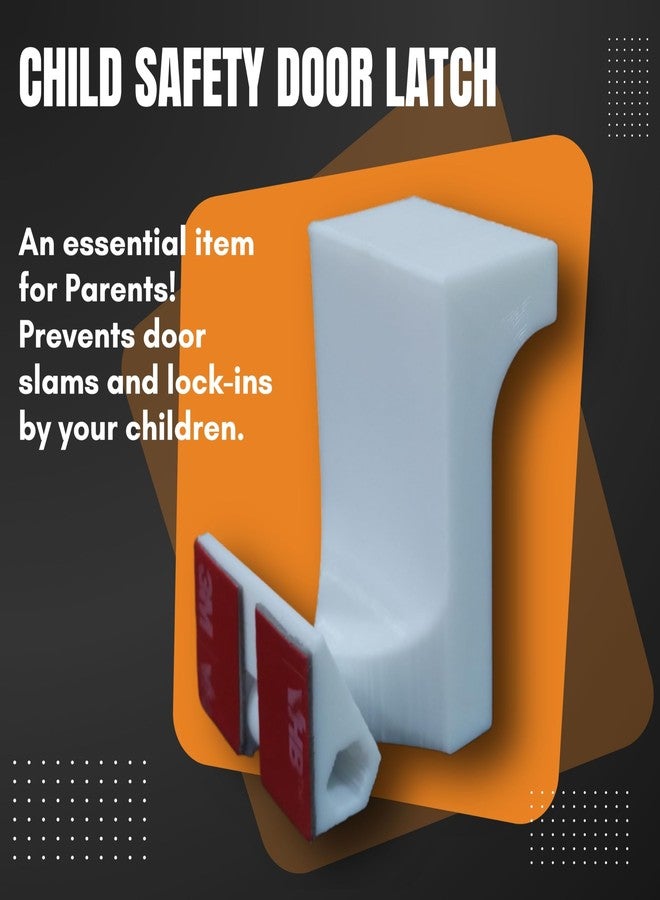 THIRD DIMENSION Baby Safety Door Guard, Ultra Strong Hard Material, Child Finger Pinch Protection & Lock-in Prevention, Door Stopper for Kids and Pets, Pack of 4 - Image 2