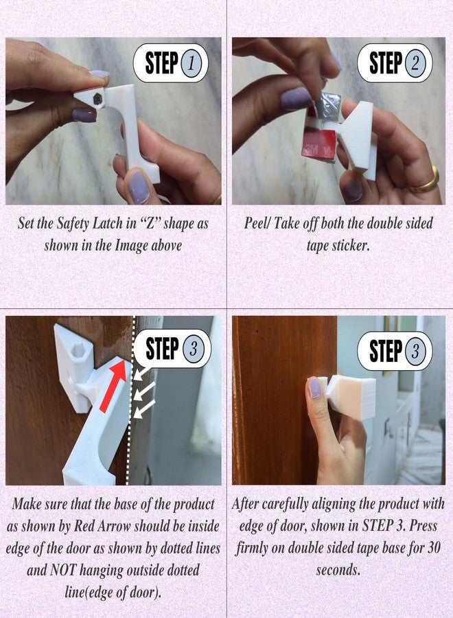 THIRD DIMENSION Baby Safety Door Guard, Ultra Strong Hard Material, Child Finger Pinch Protection & Lock-in Prevention, Door Stopper for Kids and Pets, Pack of 4 - Image 5