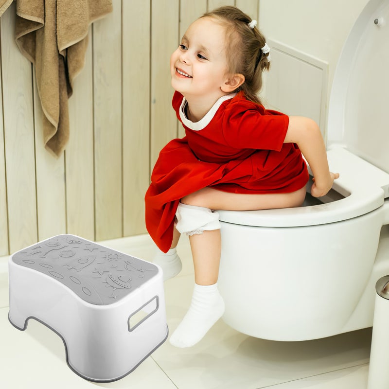 🚽 منصة صغيرة للحمام بتصميم مدمج وموفر للمساحة مصنوعة من مادة البولي بروبيلين المتينة - Image 2