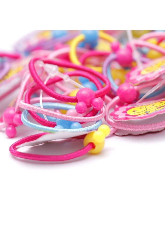 Honbon Multicolor Colors Soft Rubber Mini Hairbands Elastic Hair Ties Tiny For Baby Kids Girl - Image 4