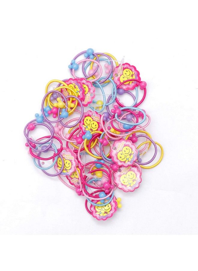 Honbon Multicolor Colors Soft Rubber Mini Hairbands Elastic Hair Ties Tiny For Baby Kids Girl - Image 3