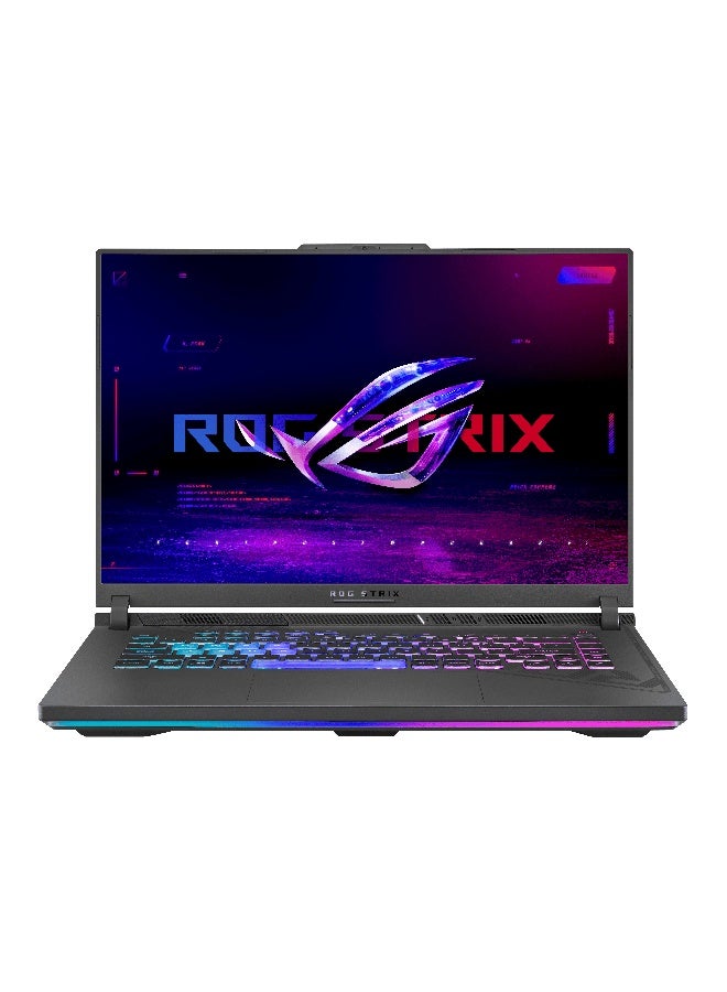أسوس (نسخة مطورة) لابتوب ROG Strix G16 بشاشة WUXGA مقاس 16 بوصة، مع معالج Ryzen 9- 9955HX/ذاكرة RAM سعة 16 جيجابايت/قرص SSD سعة 1 تيرابايت/بطاقة رسومات GeForce RTX 5060 سعة 8 جيجابايت/نظام Windows 11 Home بلون رمادي كسوف إنجليزي - Image 1