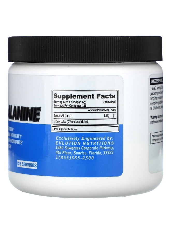 EVLution Nutrition، بيتا ألانين، بدون نكهة، 7.05 أونصة (200 جرام) - Image 2