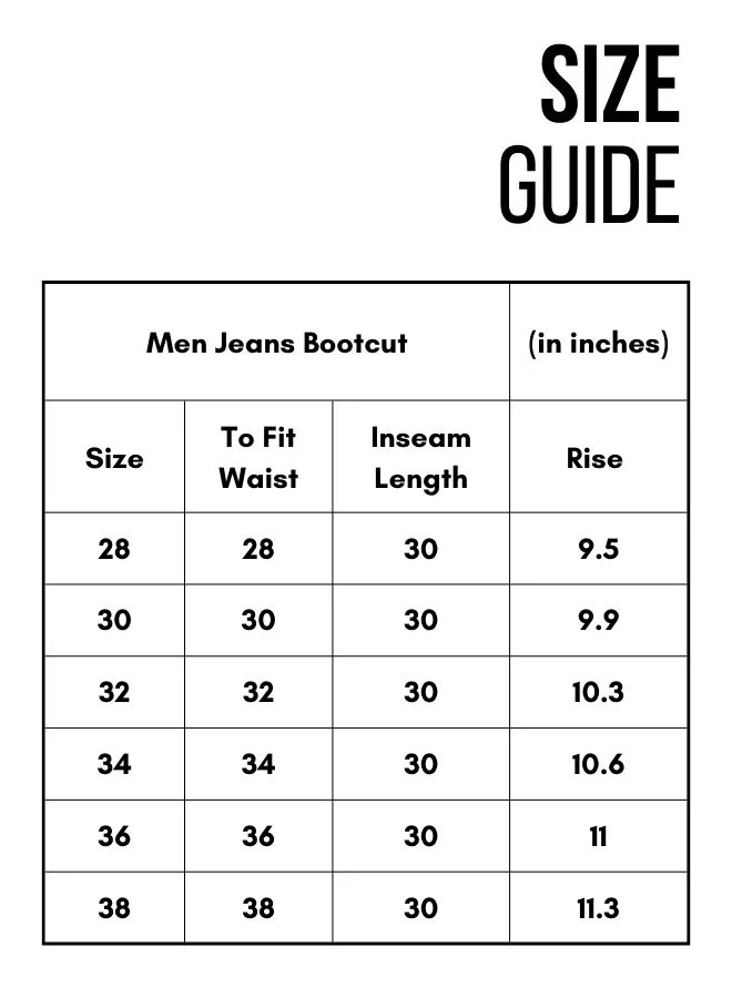 Dennis Lingo  Bootcut Grey Men's Jeans with Button & Zip Closure (Cotton Poly Stretch) for Men | Best Price UAE