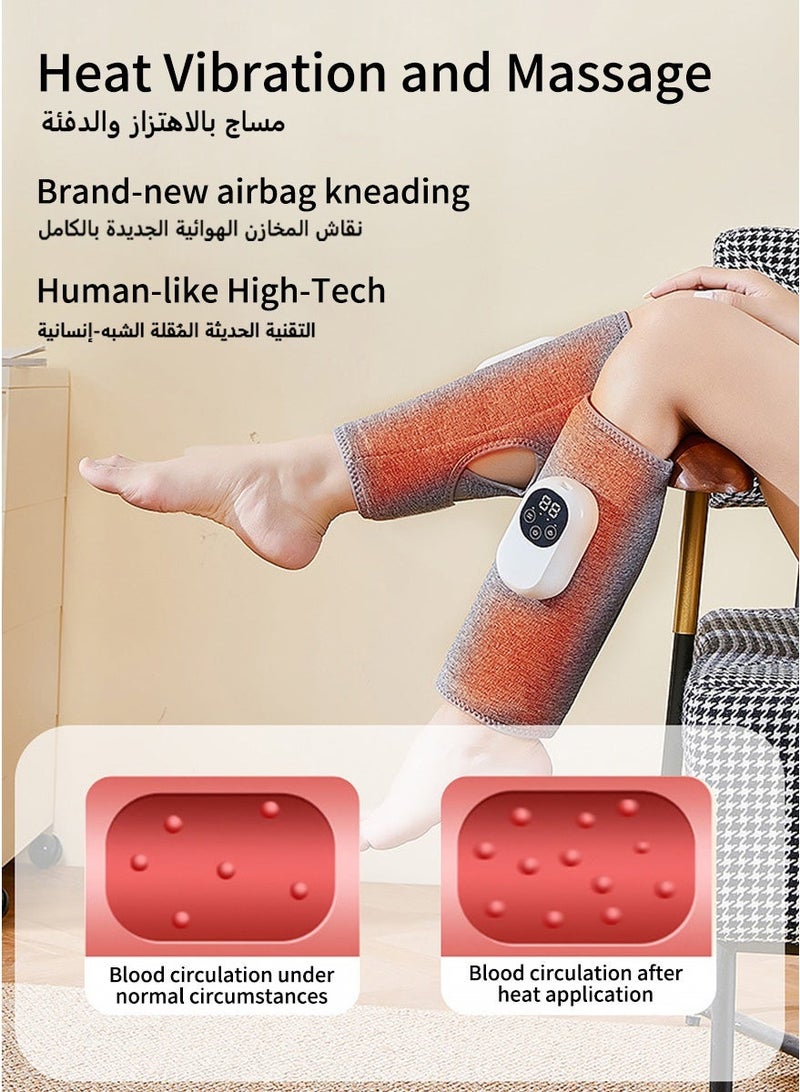 Electric Leg Massager Leg Shaping Wireless Air Compression Heating Calf Massager with 3 Modes Body Circulation Muscle Relaxation Varicose Veins Physiotherapy - Image 2