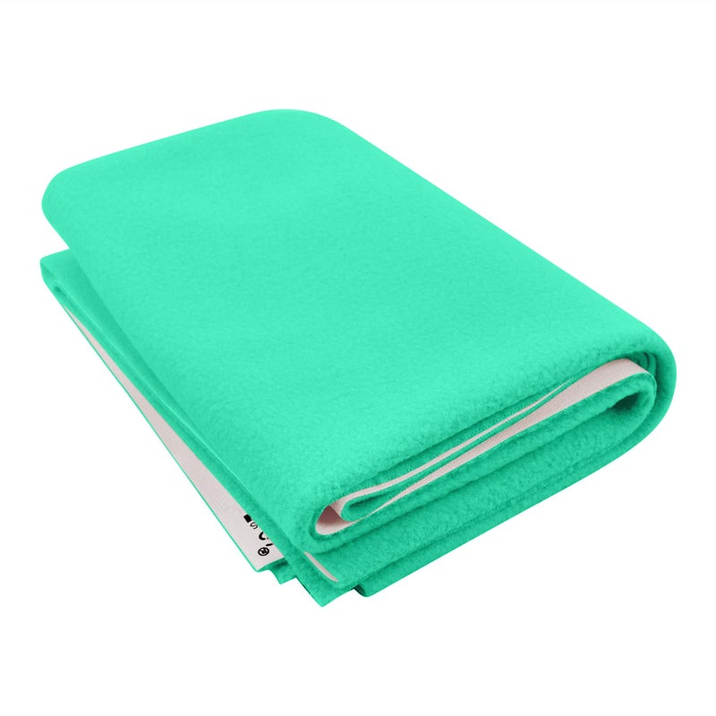 POLKA TOTS Waterproof & Reusable Baby Bed Protector Absorbent Mat Dry Sheet for New Born Infants, Pack of 2 (Maroon & Mint, 100 X 140 CM, Large) - Image 3