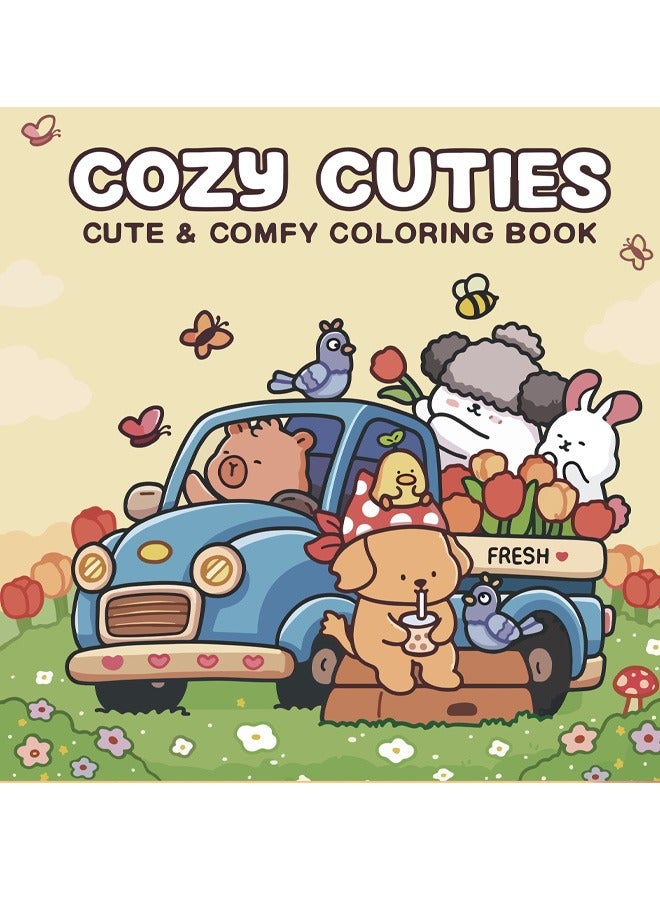 Bukela Girl Moments: A Stress-Relief Coloring Book for Adults & Teens - Cute & Cozy Daily Activities, Mindfulness Illustrations | Relaxing Anti-Anxiety Art Therapy (Cozy Spaces Collection) - Image 1