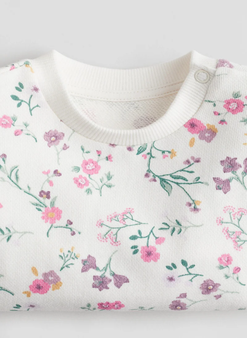 اتش اند ام Frill-Trimmed Sweatshirt