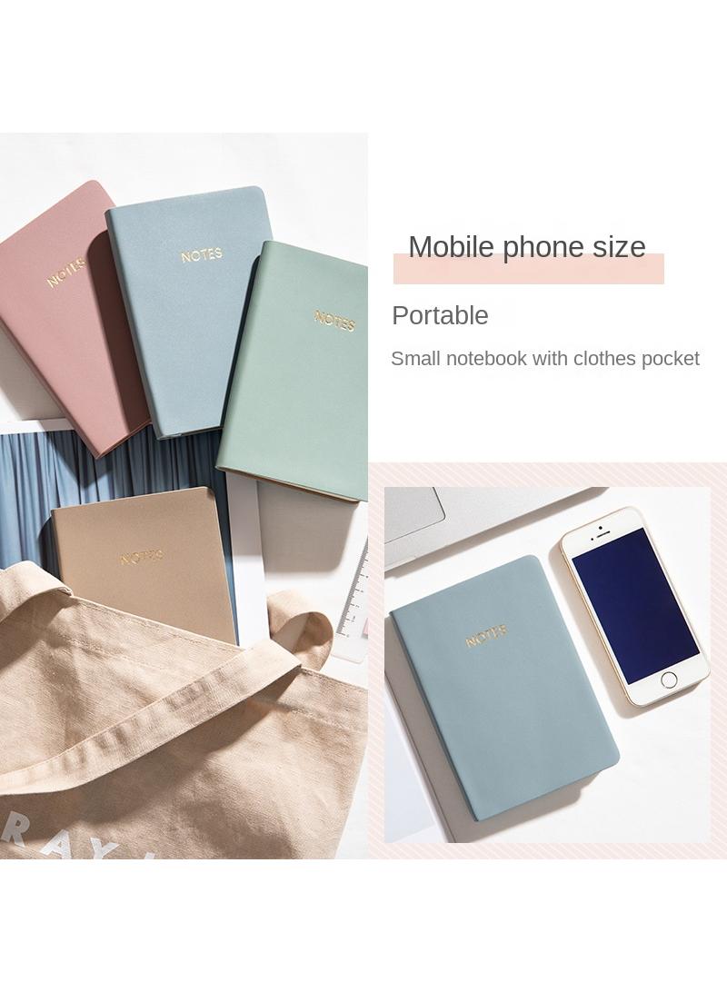 دفتر ملاحظات طلابي صغير 3 قطع A6 دفتر محمول كتاب يدوي - Image 5