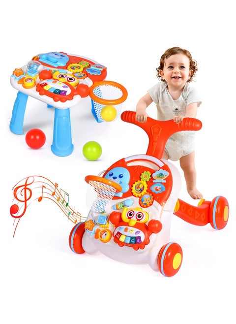 Baby walker 4in1 multi-use walker and walker and walker and dining chair and game board