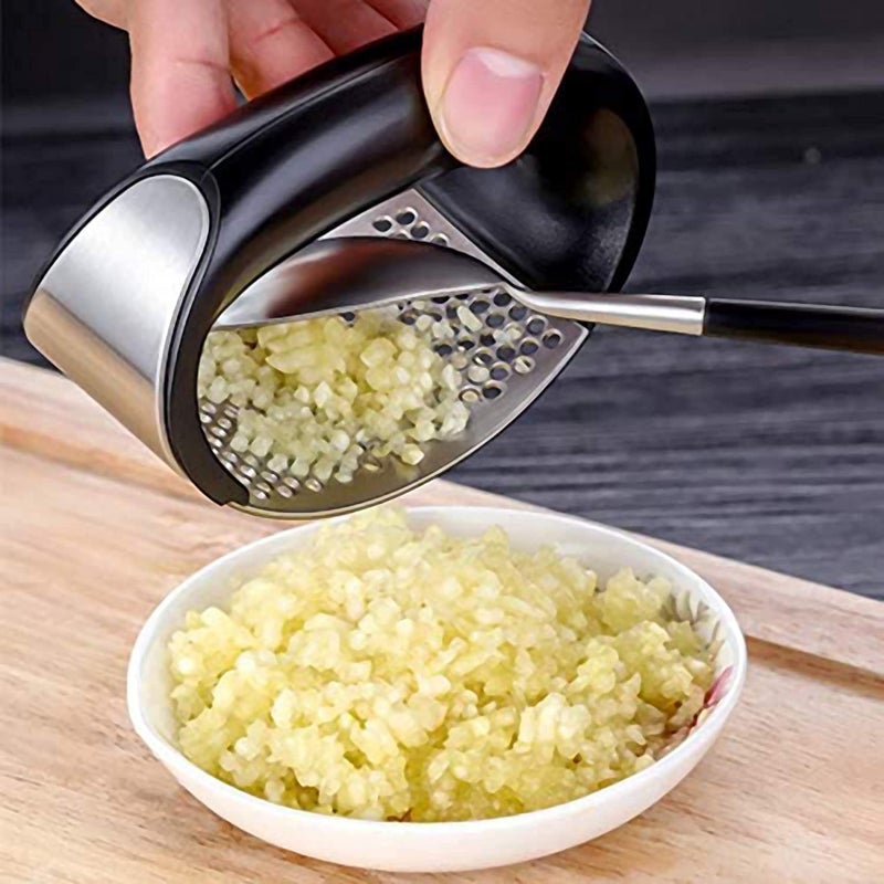 Supreme Quality Stainless Steel Garlic Press Garlic Crusher 1 Piece  - Image 1