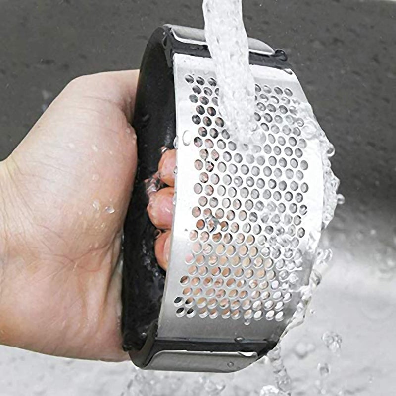 Supreme Quality Stainless Steel Garlic Press Garlic Crusher 1 Piece  - Image 3