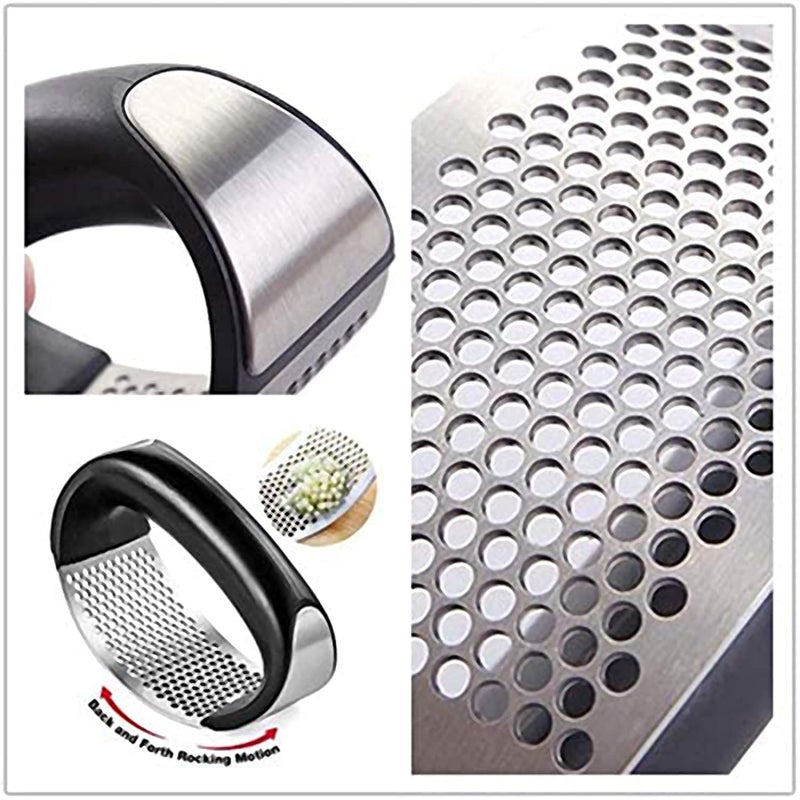 Supreme Quality Stainless Steel Garlic Press Garlic Crusher 1 Piece  - Image 2