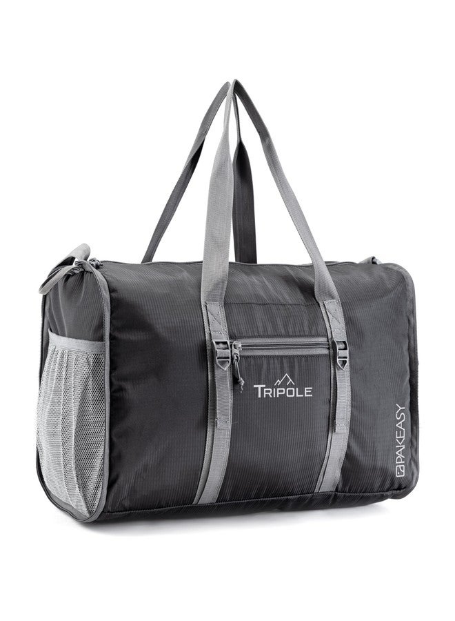 Tripole PAKEasy Foldable Duffel Bag | Portable Bag for Traveling | 40 litres (Black) - Image 2